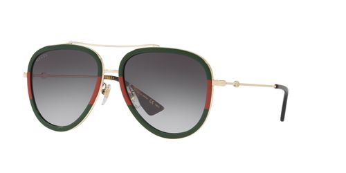 GUCCI TRI COLOR OVERSIZED SUNGLASSES 