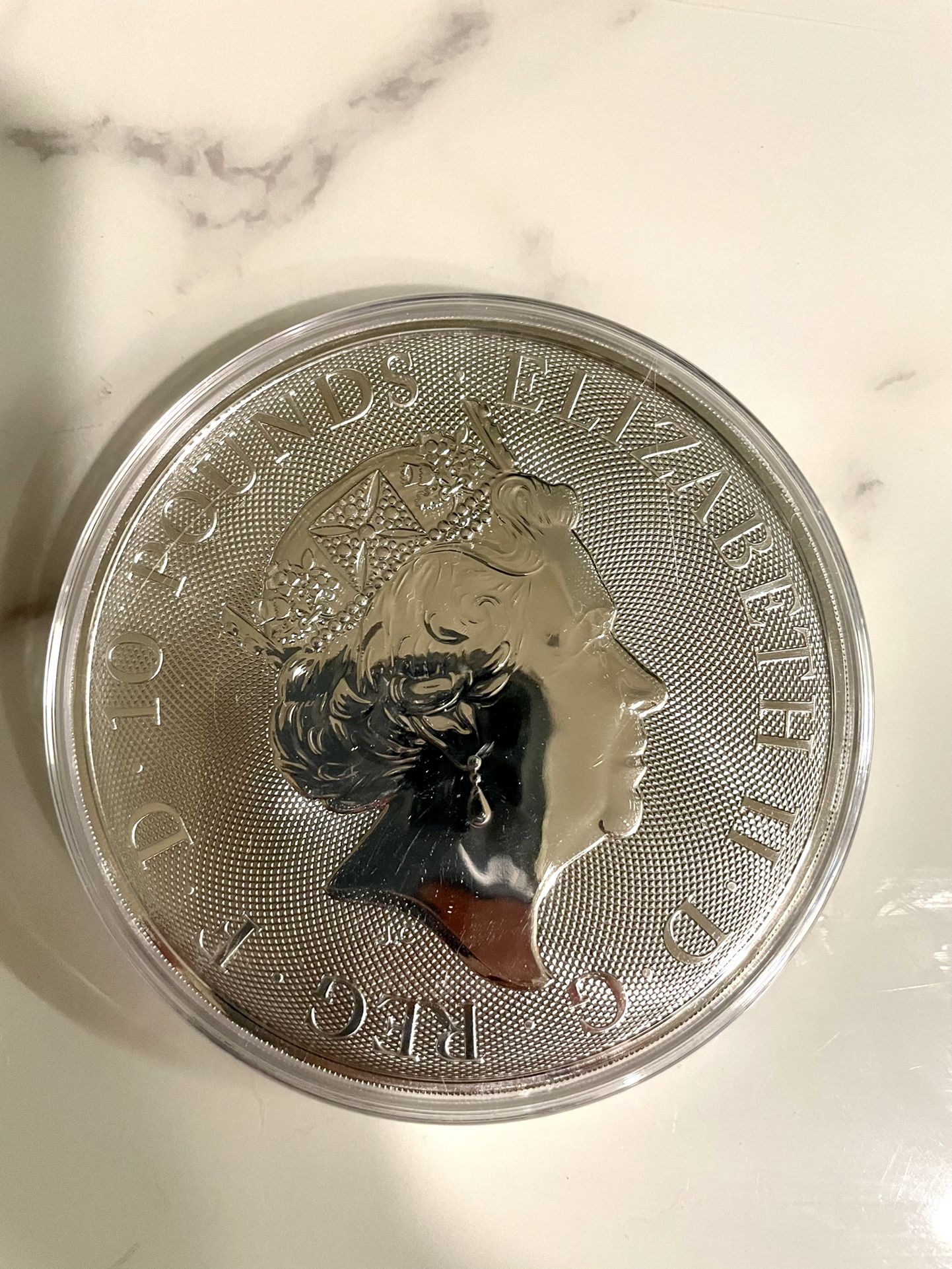 2020 British Silver Queens Beast 10oz Coin