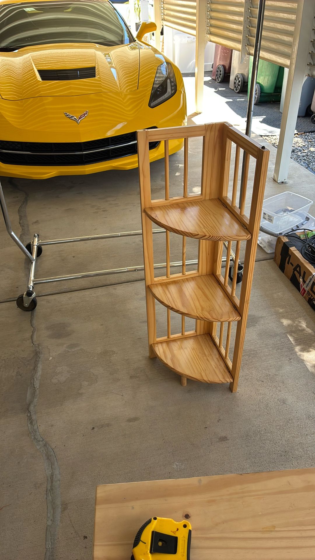 Folding Corner Shelf