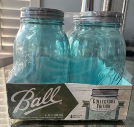 Ball blue Collector’s Edition Mason 32 ounce jars