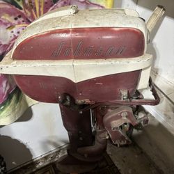 Johnson Outboard 18 Horse 1957 