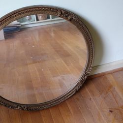 Round, Old Mirror