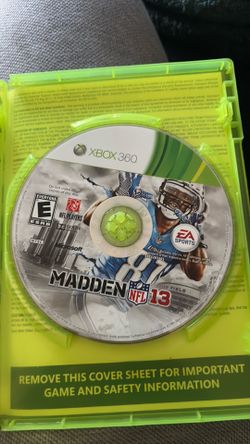 Madden for the Xbox 360