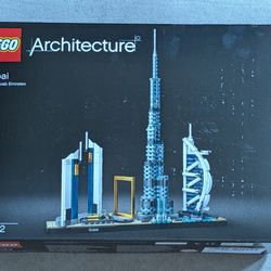 LEGO Architecture Dubai 21052 Skylines Set 740 Pieces Booklet Included
