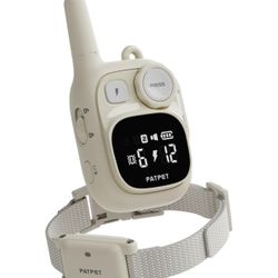 PATPET Dog Training Collar - IPX7 Waterproof Shock Collar for 5-100lbs Small Medium Large Dogs Cats Rechargeable Training Collar with 3 Safe Modes
