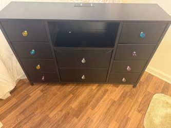 Black Woden drawer