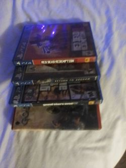 PlayStation 4 games like new