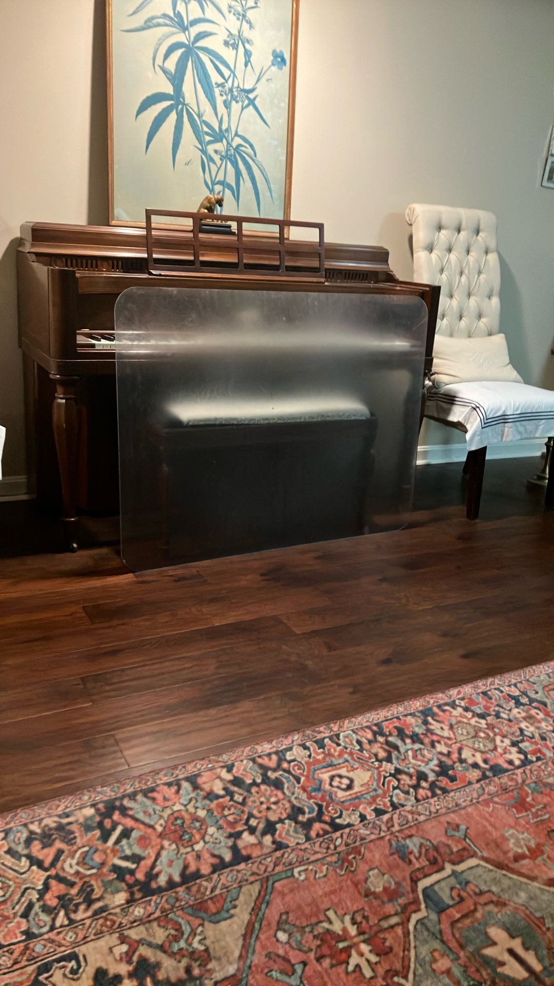 Heavy Duty Hard Chair Mat, Can be Used on Carpet or Hard Floor