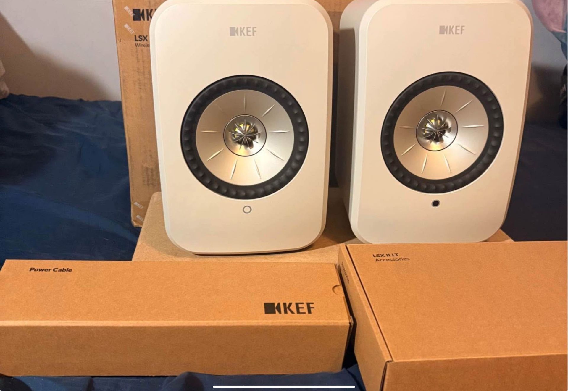 KEF - (LSX II LT) Wireless Stereo Speakers | Premium HiFi Sound | Compact & Powerful Bookshelf Audio