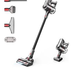 PUPPYOO T11 Cordless Stick Vacuum 26 Kpa Lightweight Powerful for Hard Floor, Carpet