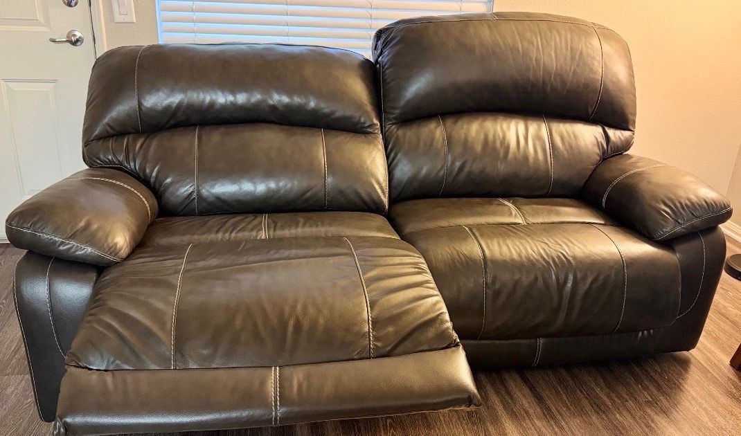 Leather Sofa Set