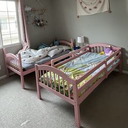 bunk beds for kids Pink 