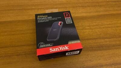 SANDISK
SANDISK - Extreme Portable 2TB External USB-C NVMe SSD - Black