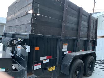 Dump  trailer  8x10