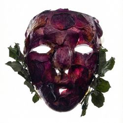 Handcrafted Dried Rose Petal & Leaf Mask
