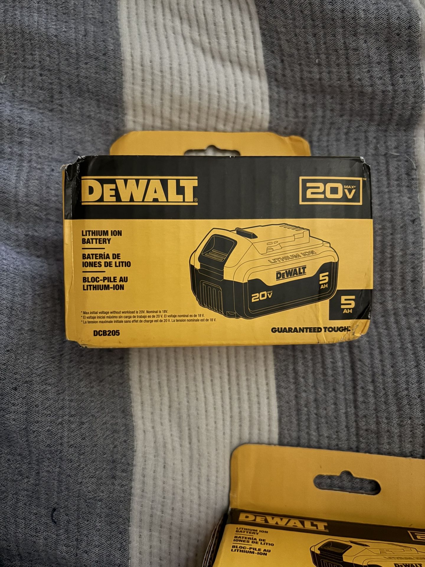 DeWalt 20volt Lithium Ion Battery
