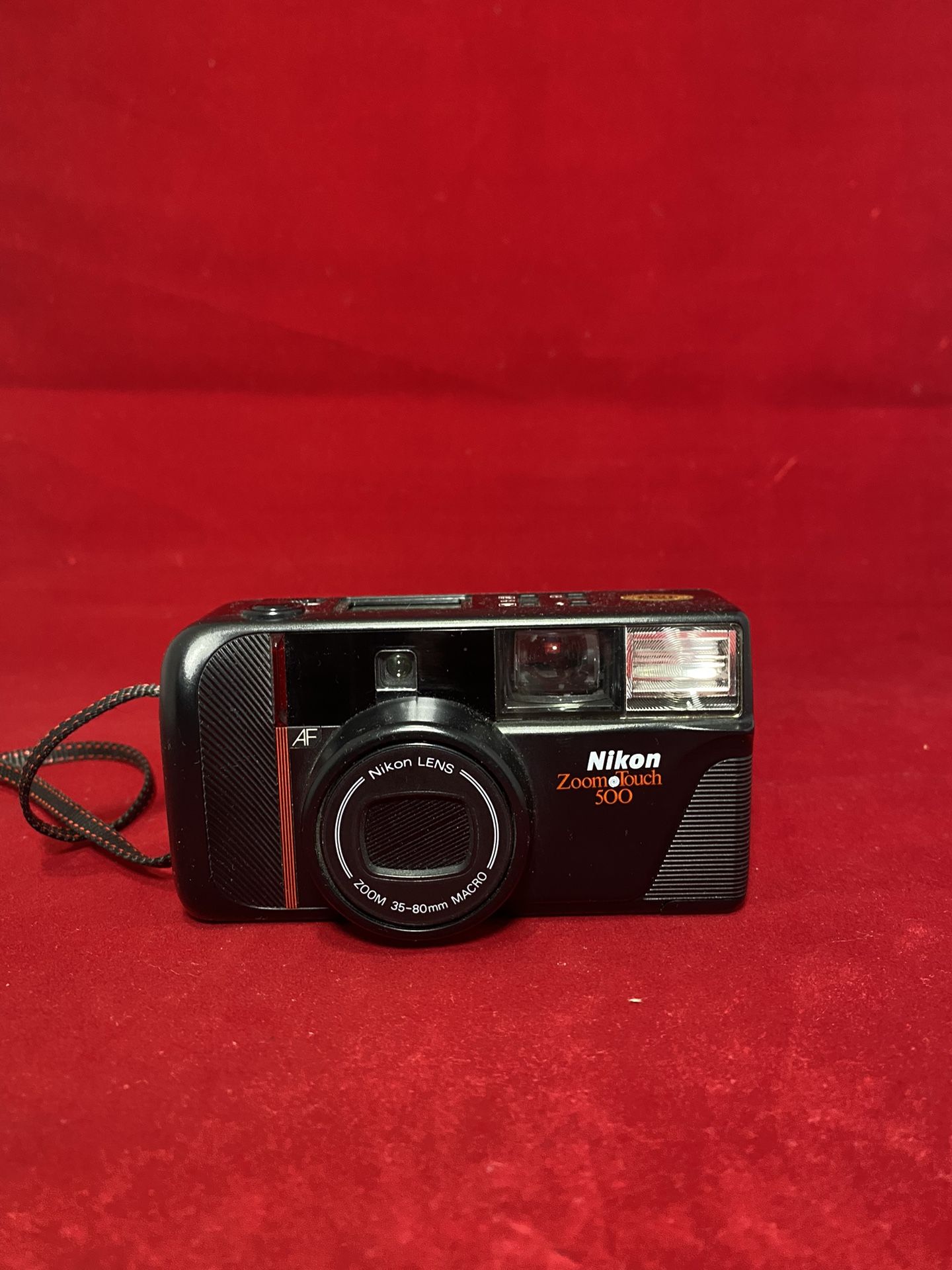 Nikon Zoom Touch 500s 35mm Film Camera 35-80mm Macro Lens Point & Shoot