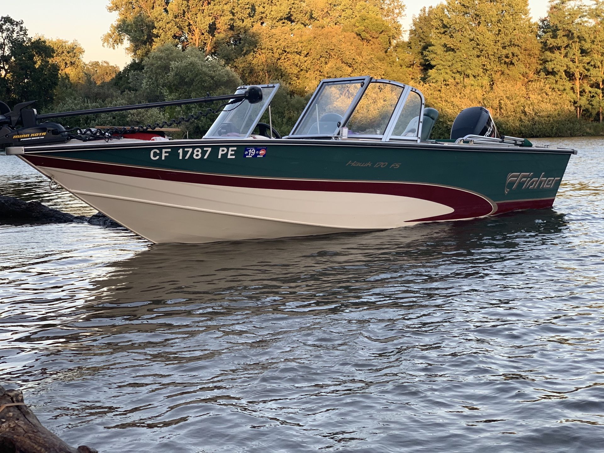 Fisher boat 1998 Hawk F/S for Sale in Lodi, CA - OfferUp