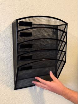 Wall hanging 5 pocket file organizer