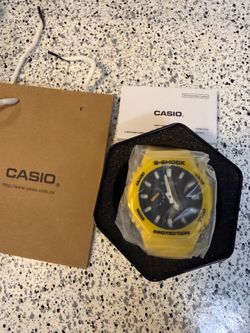 Casio G-Shock Yellow Watch