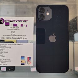 Black iPhone 12 256gb AT&T Cricket Net10