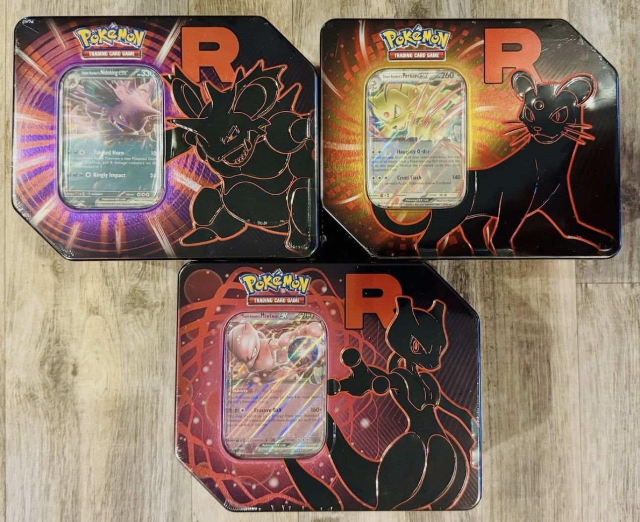 Destined Rivals Team Rocket Tins