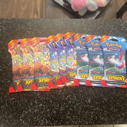 Pokemon TCG Surging Sparks Booster Packs x9
