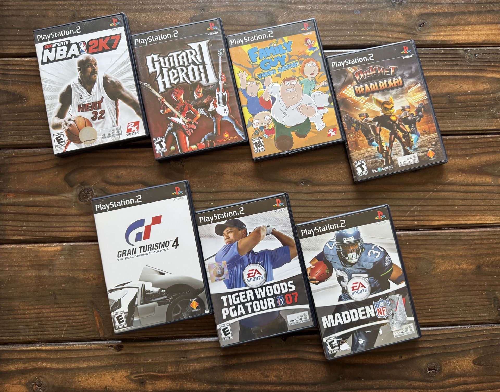 PS2 Game Lot β 7 Classics β $40 (Bundle)