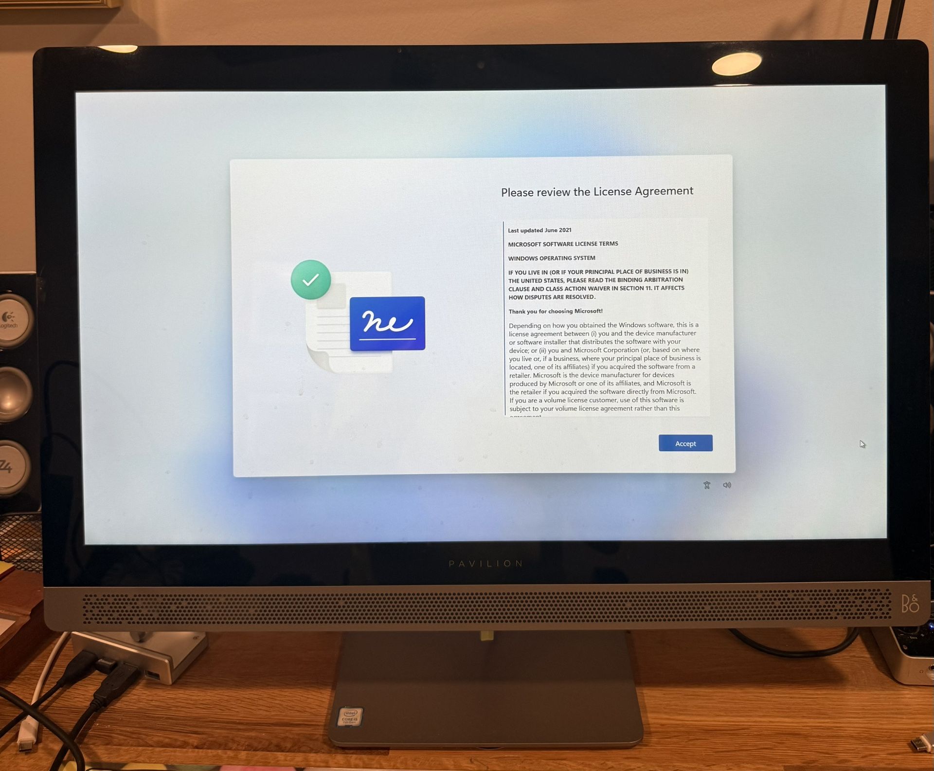 HP AIO 27” 12GB Ram 1TB HDD PC