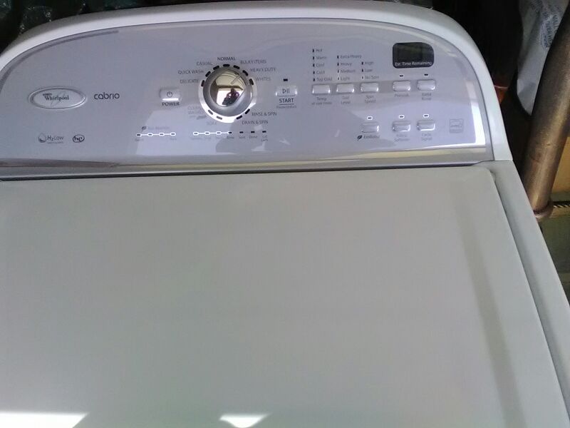 Whirlpool Cabrio washer. Model wtw5600xw3