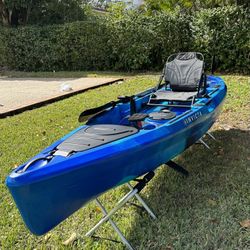 Brand New Pedal Fishing Kayak - Blue 