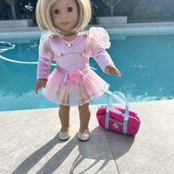 American girl, doll ballet set