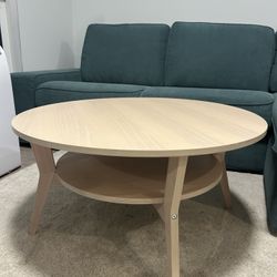 Ikea Coffee Table - JAKOBSFORS Coffee table, oak veneer, 31 1/2 "