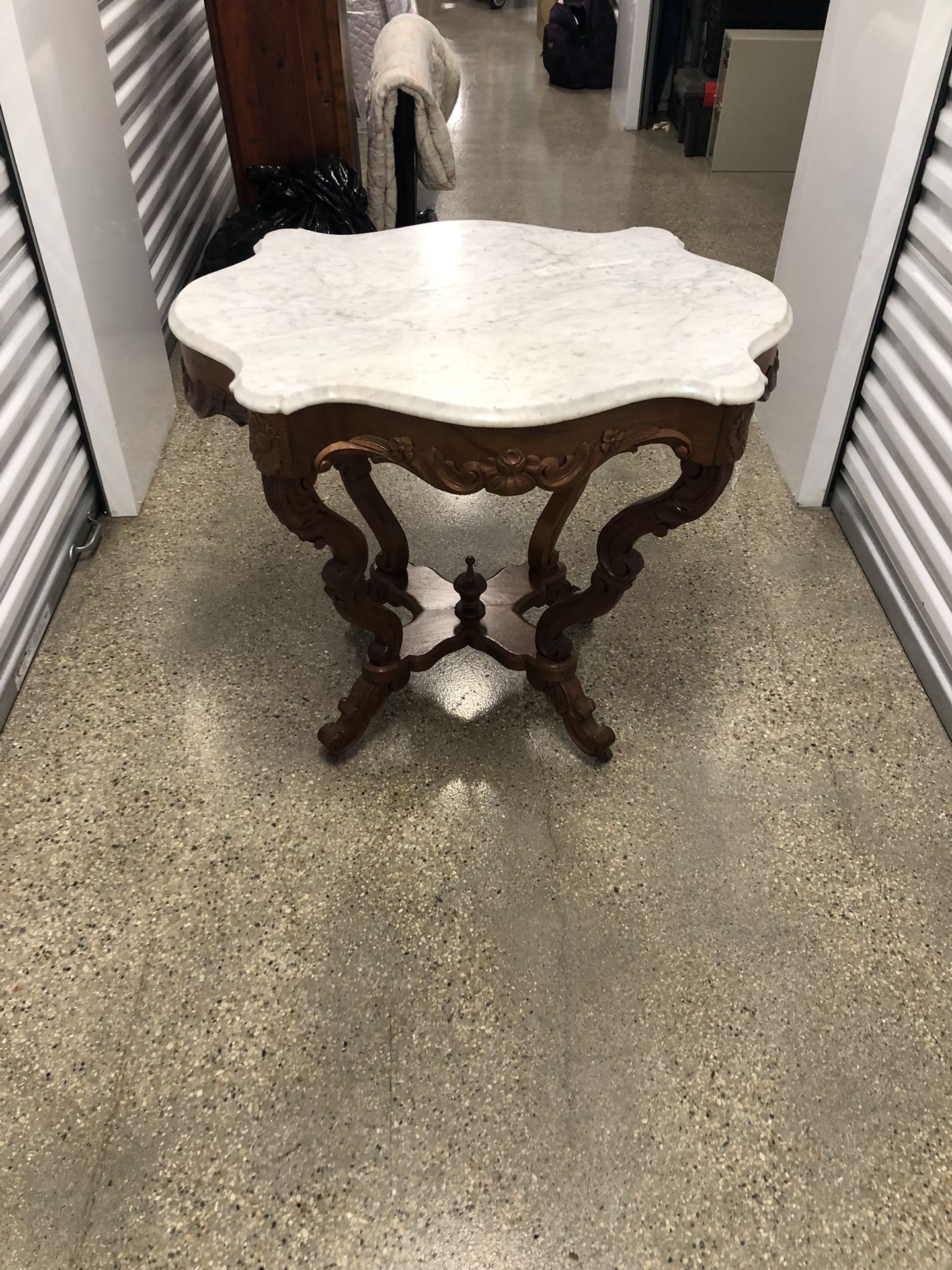 Antique Marble Top Table