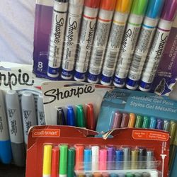 Pens,markers, Sharpie,paint markers 