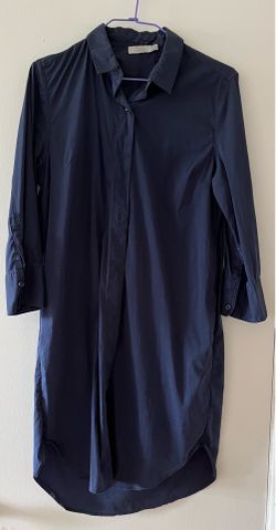 Long blouse with pockets