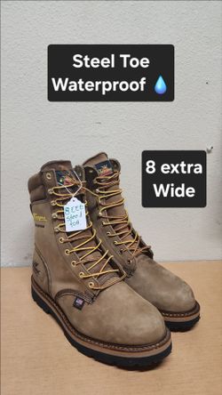 Thorogood work boots 8ee, STEEL TOE