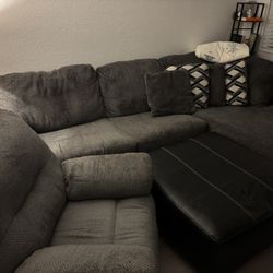 Chaise Sectional/recliner/ottoman