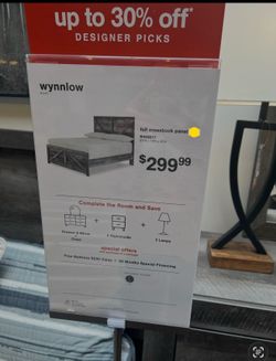 Full mattress with box spring and headboard frame