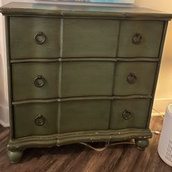 Green Accent Chest