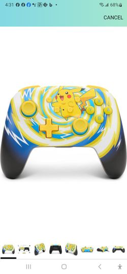 PowerA Enhanced Wireless Controller for Nintendo Switch - Pokémon: Pikachu Vortex, Game Controller, Rechargeable

