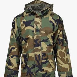 Woodland Camo Rain Jacket