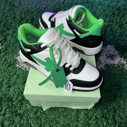 Off-White Out Of Office Black Green