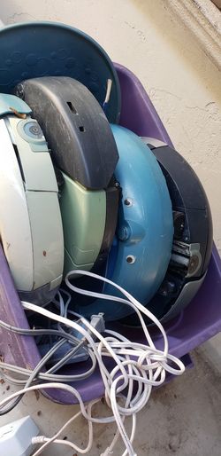 Box Of Irobot Scooba And One Old Roomba. Some Accessories.