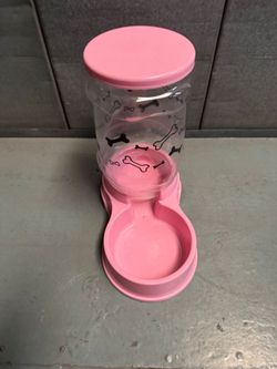 Pet Food Dispenser (Pink)
