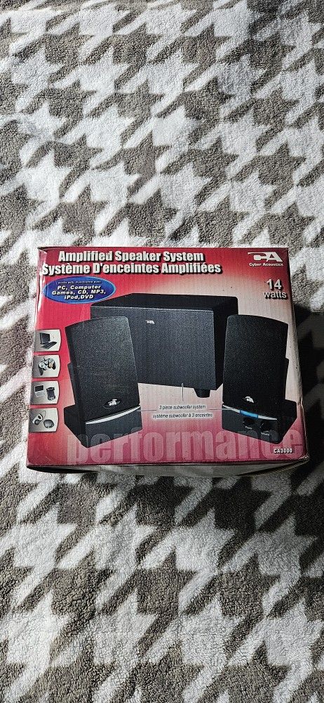 Cyber Acoustics 14 Watts Amplified Speaker System
