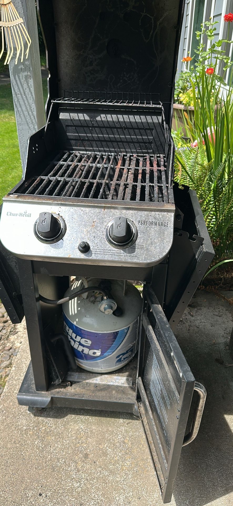 Grill/tank/tank gauge/cover
