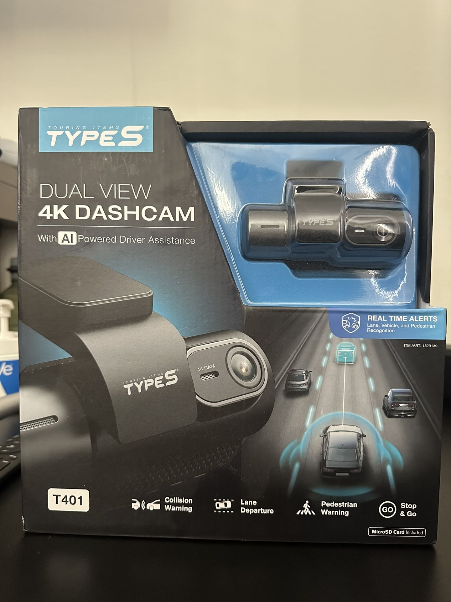 Dual View Dashcam: Front And Interior