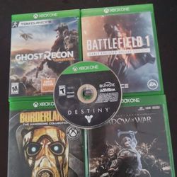 $35 For All 5 Games As A Bundle. Firm Price