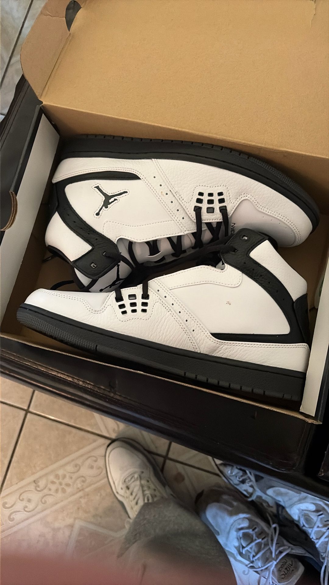 Jordan 1 Flight White/blk
